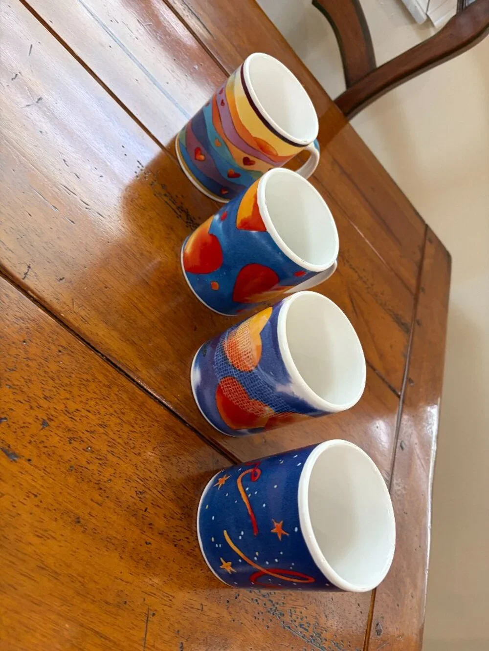 Cypress Point Trading Co set of 4 Coffee Mugs